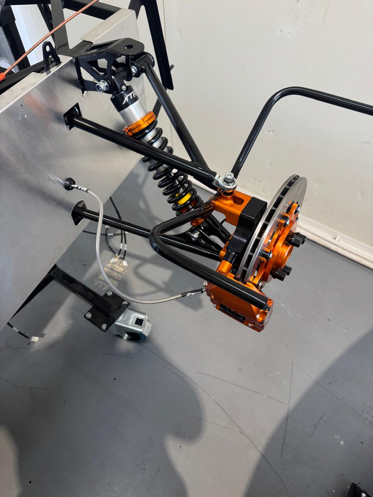 GBS Zero Gen2 build progress — chassis, suspension and component installation.