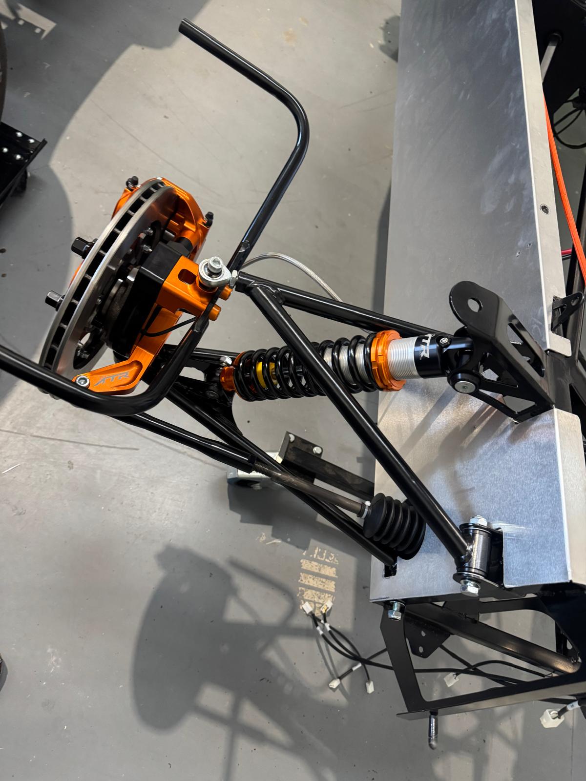 GBS Zero Gen2 build progress — chassis, suspension and component installation.