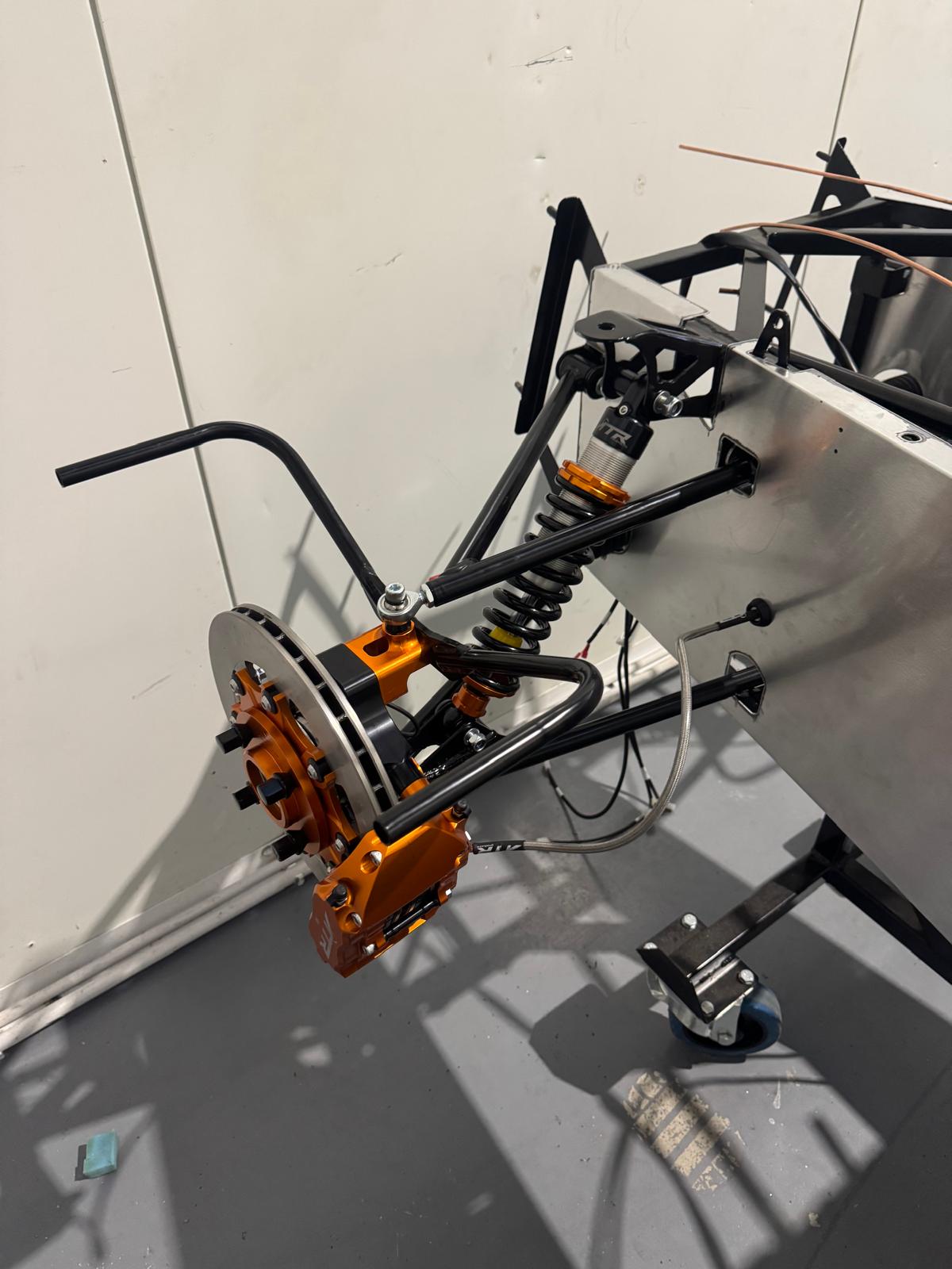 GBS Zero Gen2 build progress — chassis, suspension and component installation.