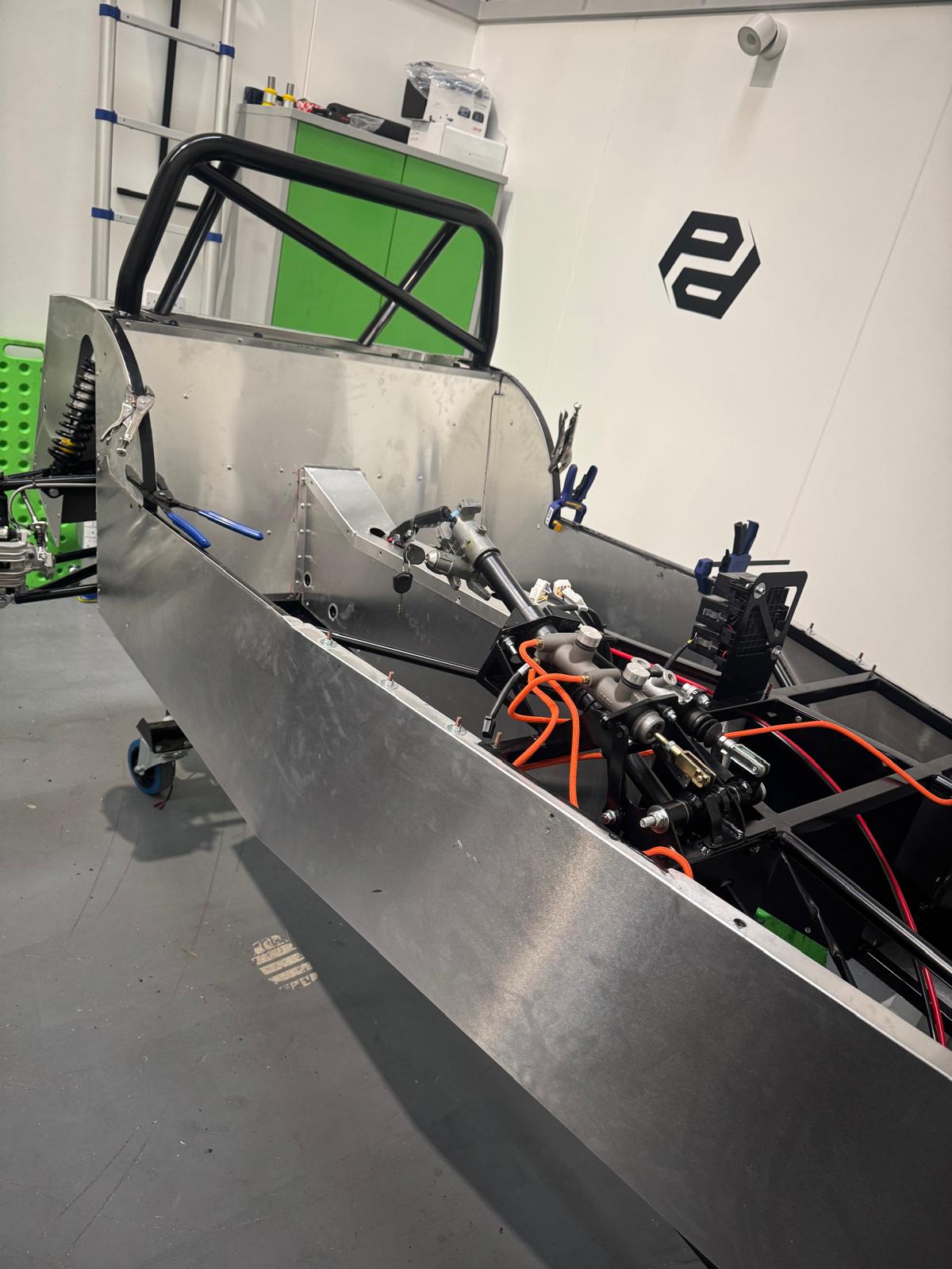 GBS Zero Gen2 build progress — chassis, suspension and component installation.