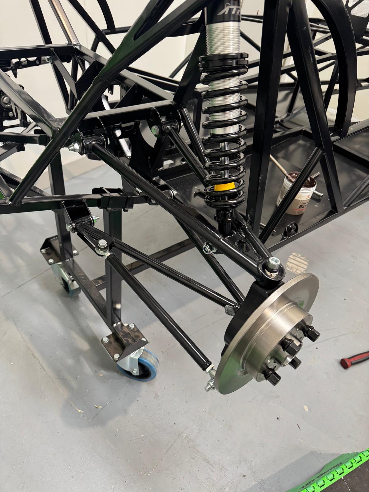 GBS Zero Gen2 build progress — chassis, suspension and component installation.