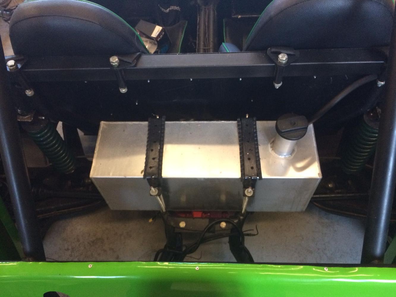 Engine bay layout and supporting systems.